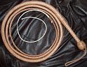 10ft Natural Tan 12 plait Indiana Jones Bullwhip 3J